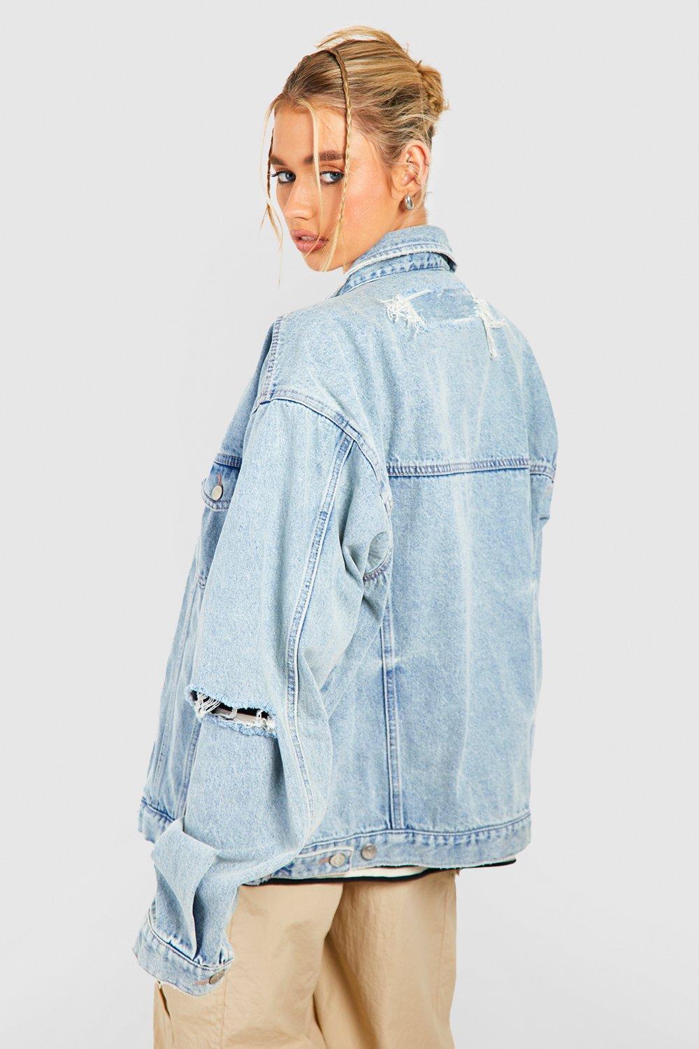 Boyfriend denim outlet jacket